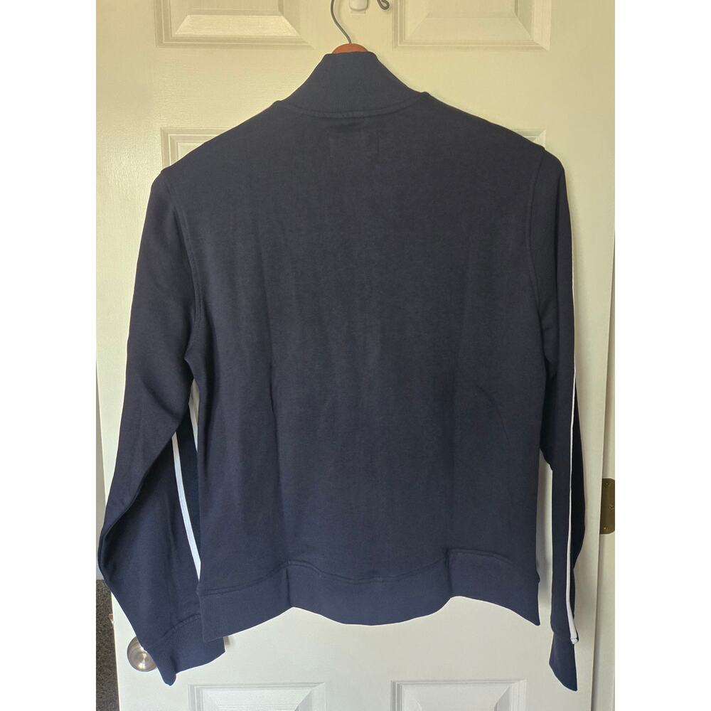 Original Penguin Track Jacket New Zip Men's Casual Soft Navy Green Sport Medium - Picture 8 of 11